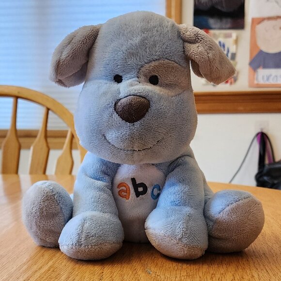 Carter's "Just One You" Blue ABC Puppy Stuffed Animal Toy - Picture 2 of 14